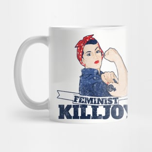 Vintage Rosie riveter feminist killjoy Mug